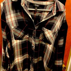 Black checkered Ana shirt